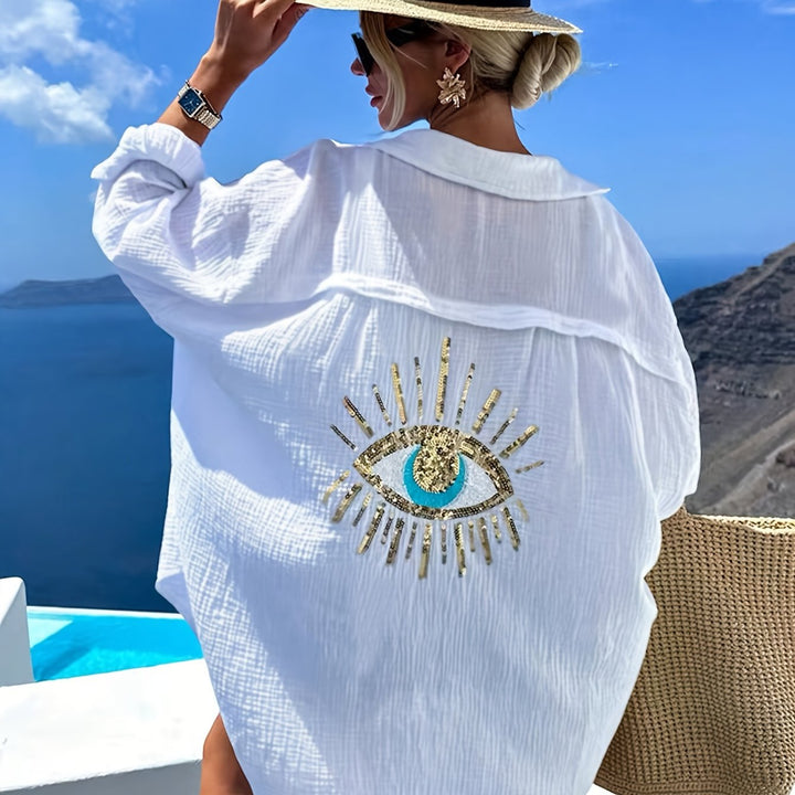 Catherine – Elegant French-Style Loose Fit Shirt