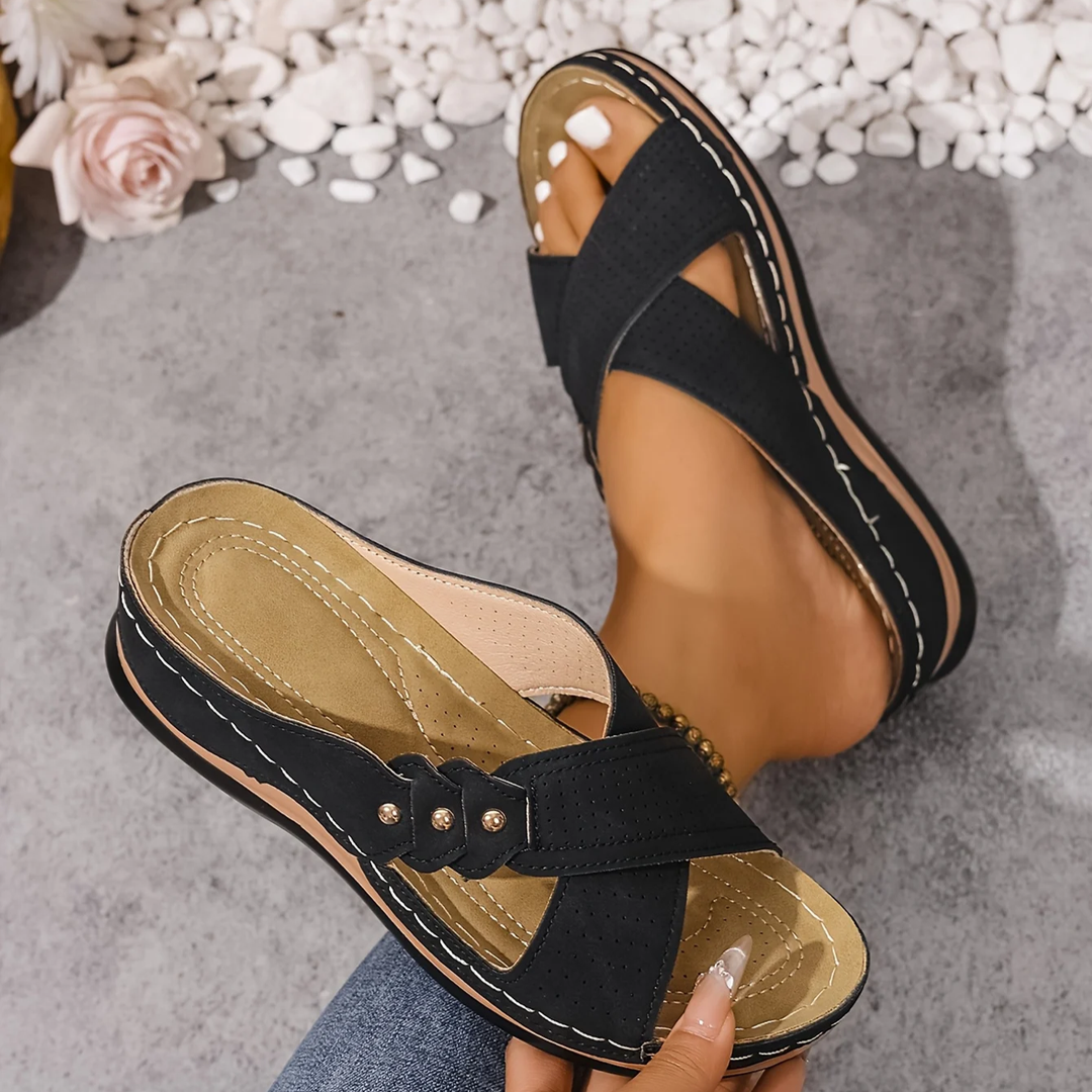 Michelle – Orthopedic Wedge Sandals