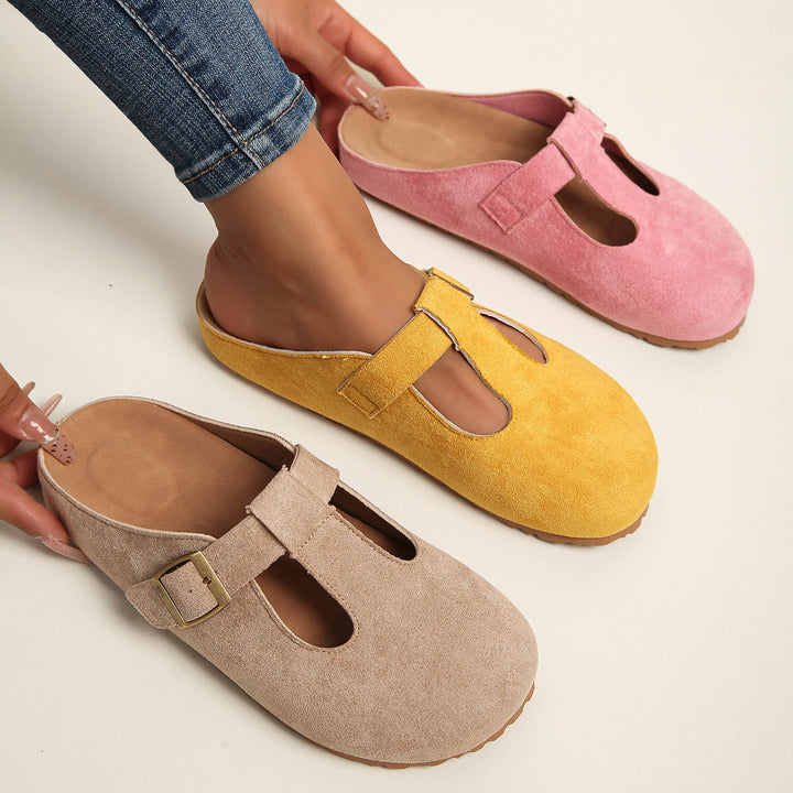 Joyce – Minimalist Buckle Clogs