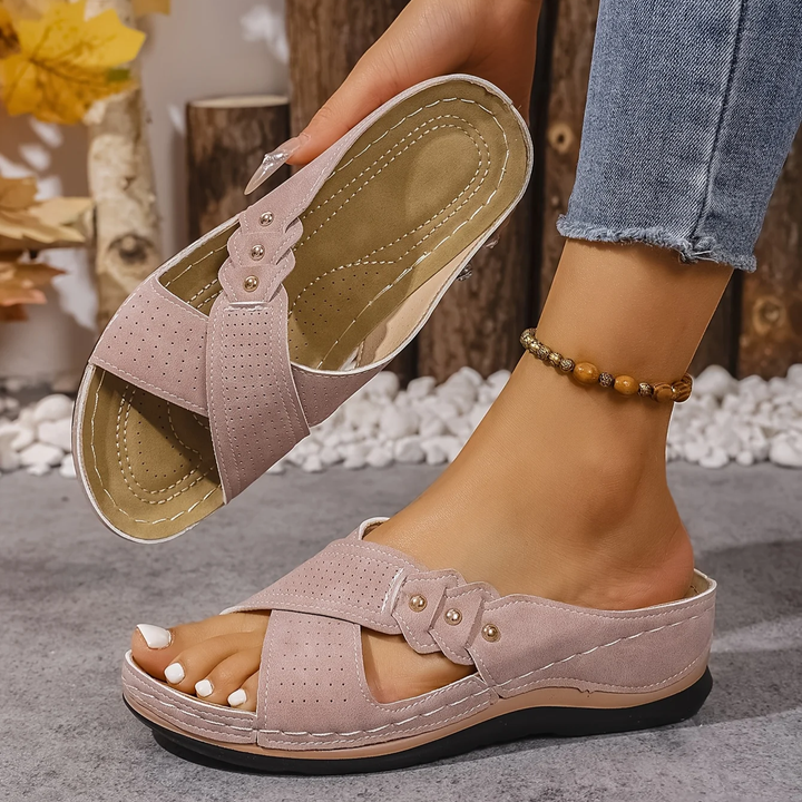 Michelle – Orthopedic Wedge Sandals