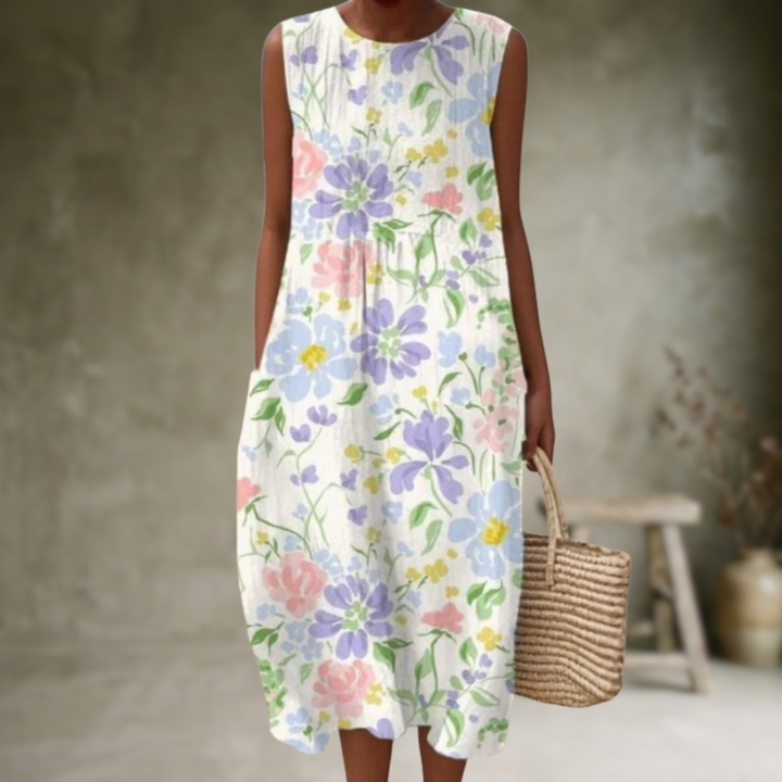 Douglas – Natia Cotton Midi Dress