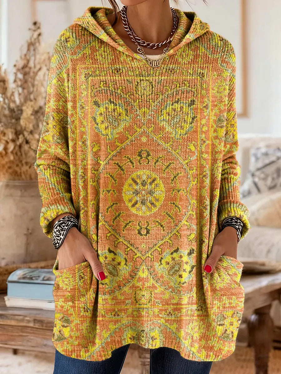 Linda – Retro Hooded Tunic