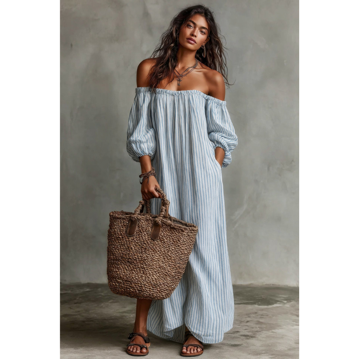 Danielle – Flattering Cotton-Linen Dress