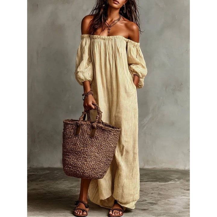Danielle – Flattering Cotton-Linen Dress