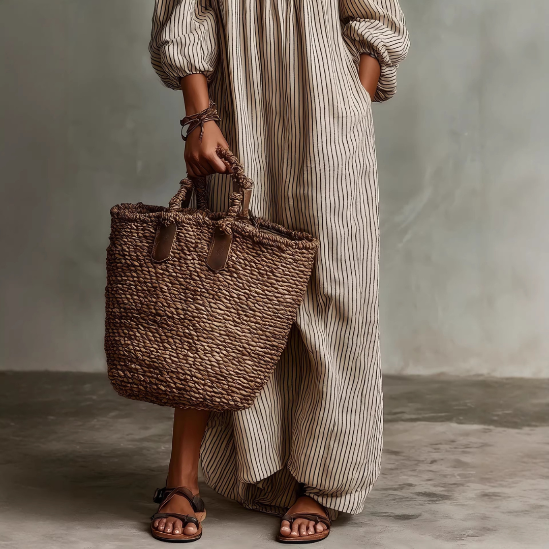 Danielle – Flattering Cotton-Linen Dress