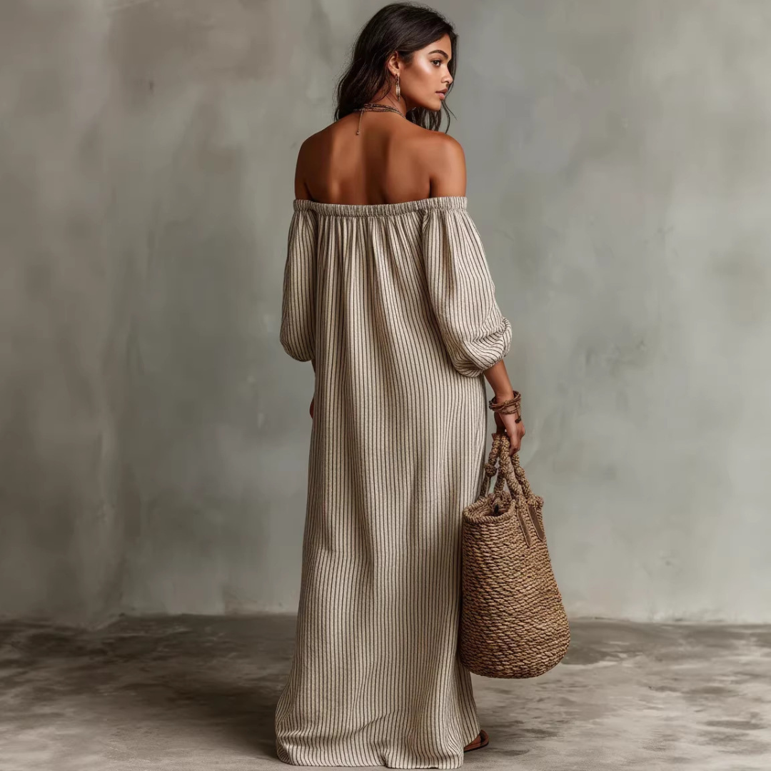 Danielle – Flattering Cotton-Linen Dress