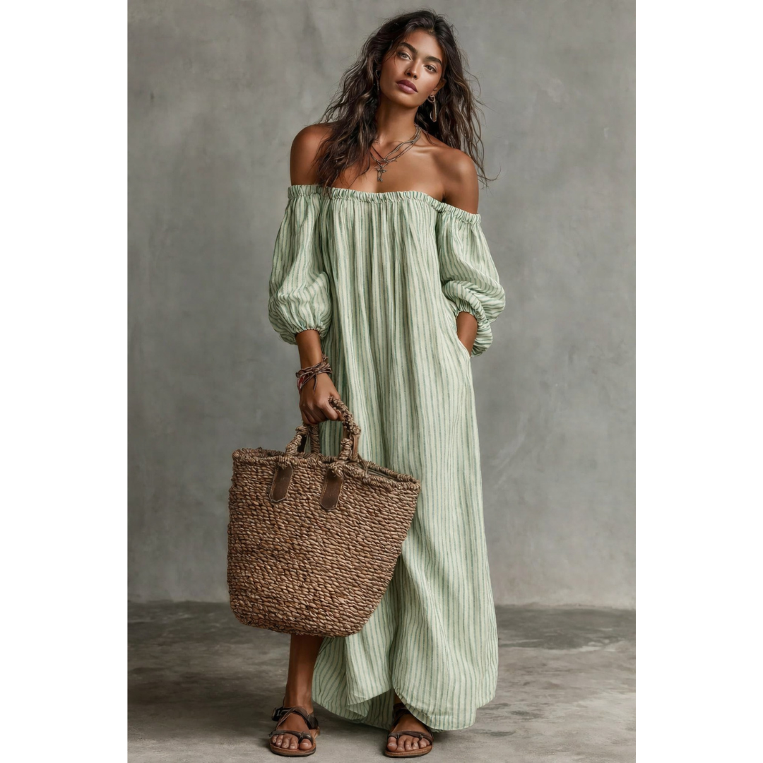 Danielle – Flattering Cotton-Linen Dress