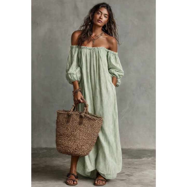Danielle – Flattering Cotton-Linen Dress