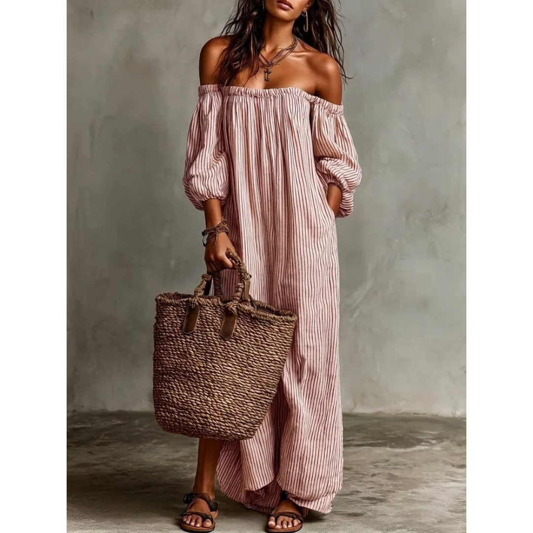 Danielle – Flattering Cotton-Linen Dress
