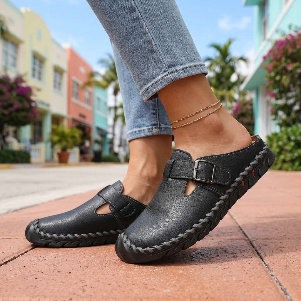 Brenda – Buckle Clogs