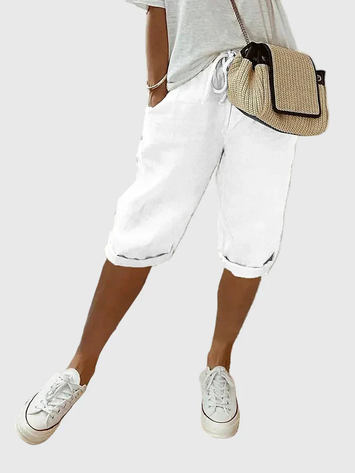 Brenda – Comfortable Linen Shorts
