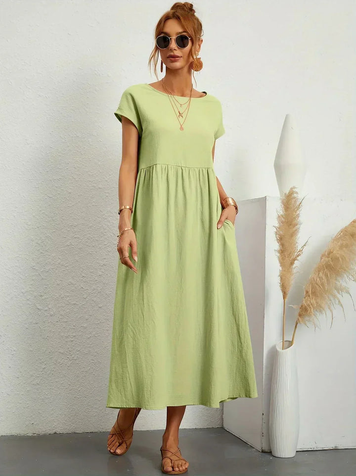 Ruth – Elegant Midi Fluid Dress