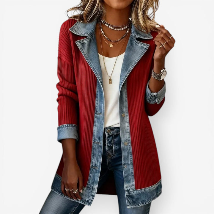 Barbara – Mixed Denim Jacket