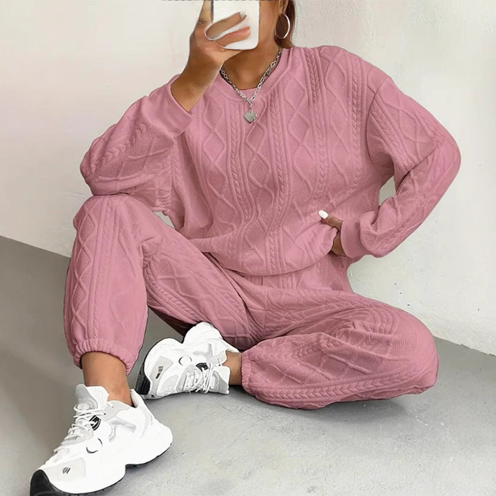 DALI™ - Comfy Long Sleeve Sweatshirt and Sweatpants Set
