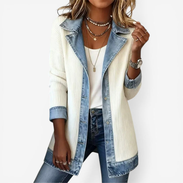 Barbara – Mixed Denim Jacket