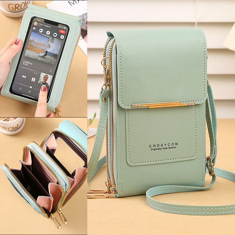 ELIZA™ - Women’s Touch Screen Mobile Phone Messenger Bag