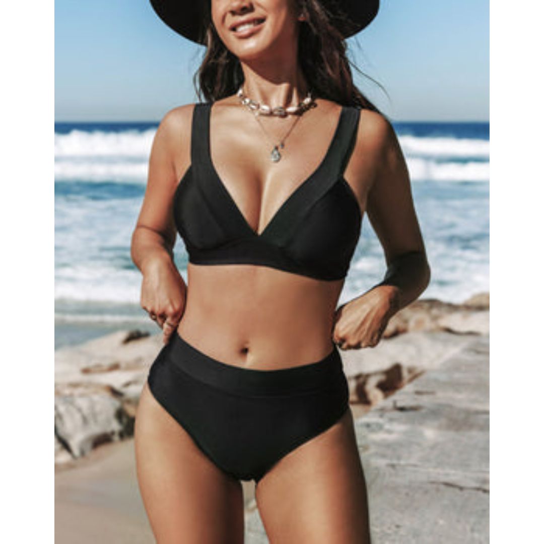 Sandra – High-Waist One-Piece Swimsuit