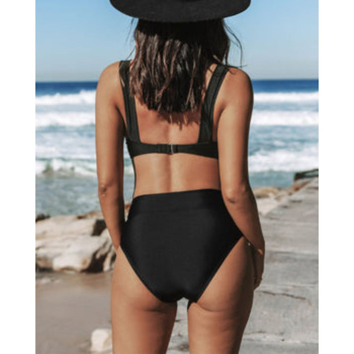 Sandra – High-Waist One-Piece Swimsuit