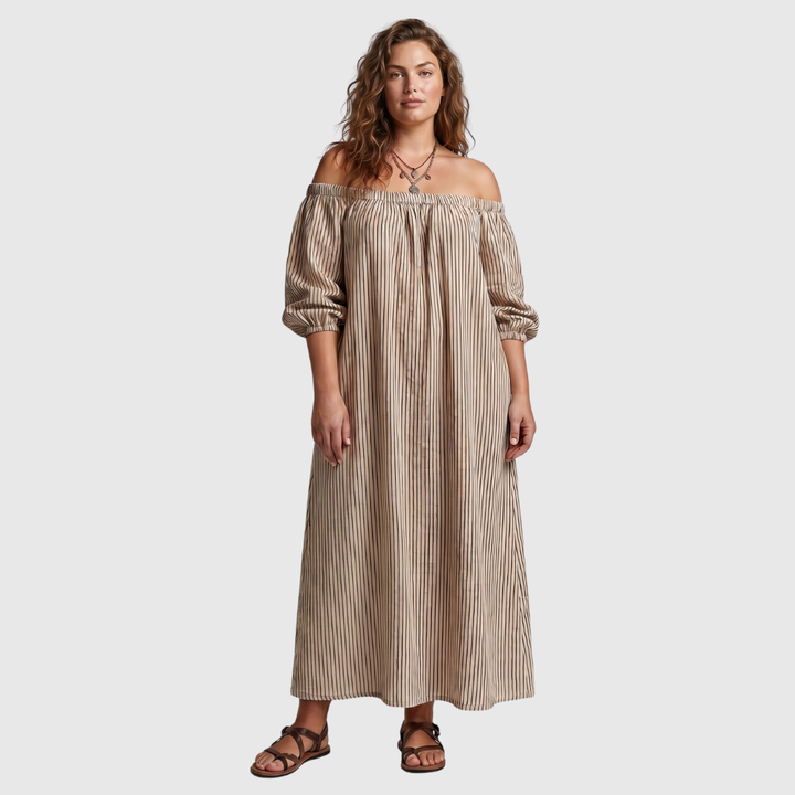 Danielle – Flattering Cotton-Linen Dress