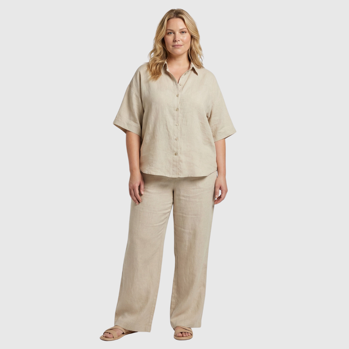 Nancy – Elegant Cotton Linen Set