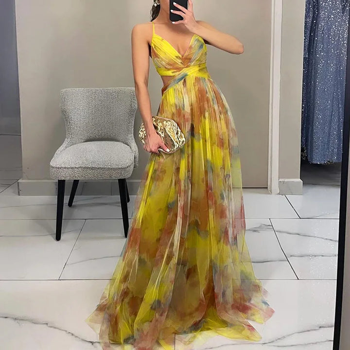 Christine – Floral Maxi Dress