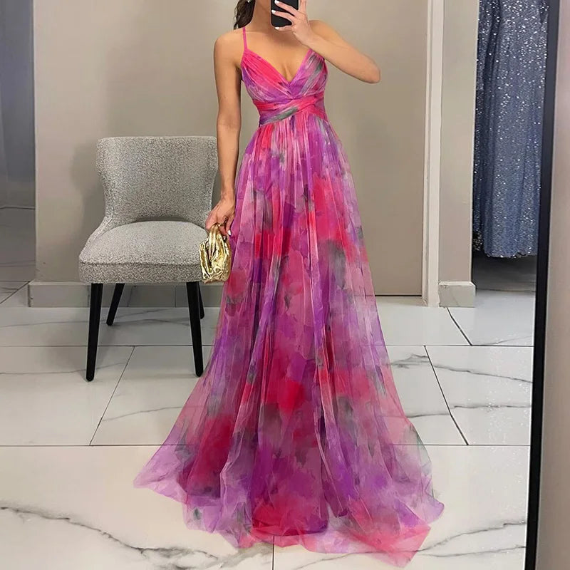 Christine – Floral Maxi Dress