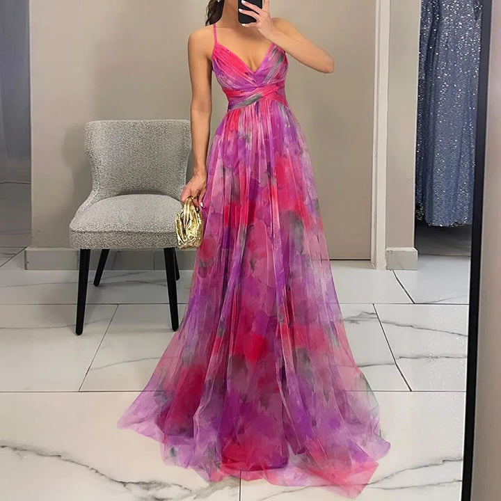 Christine – Floral Maxi Dress