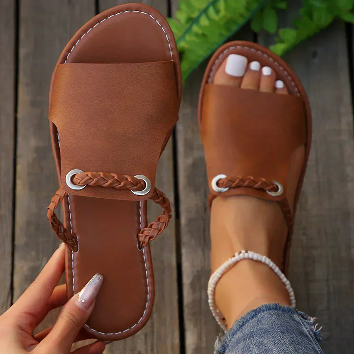 Sharon – Woven Boho Sandals