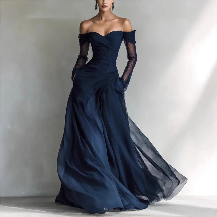 Nicole – Off-Shoulder Maxi Dress