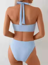 Harper – Striped Bikini Top