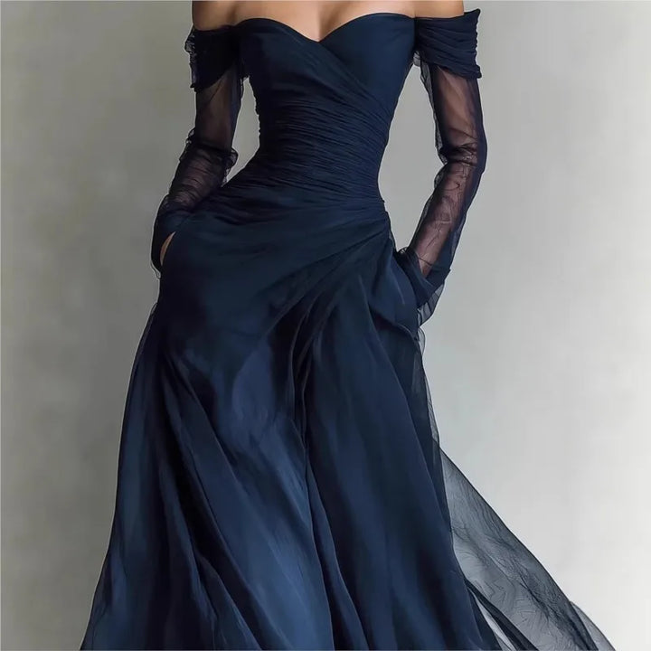 Nicole – Off-Shoulder Maxi Dress