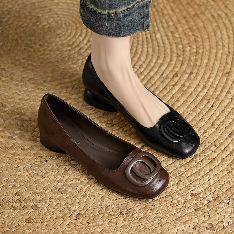 Aria – Square Toe Ballet Flats