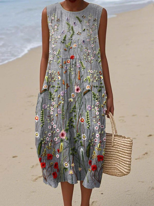 Cheryl – Lightweight Sleeveless Summer Dress