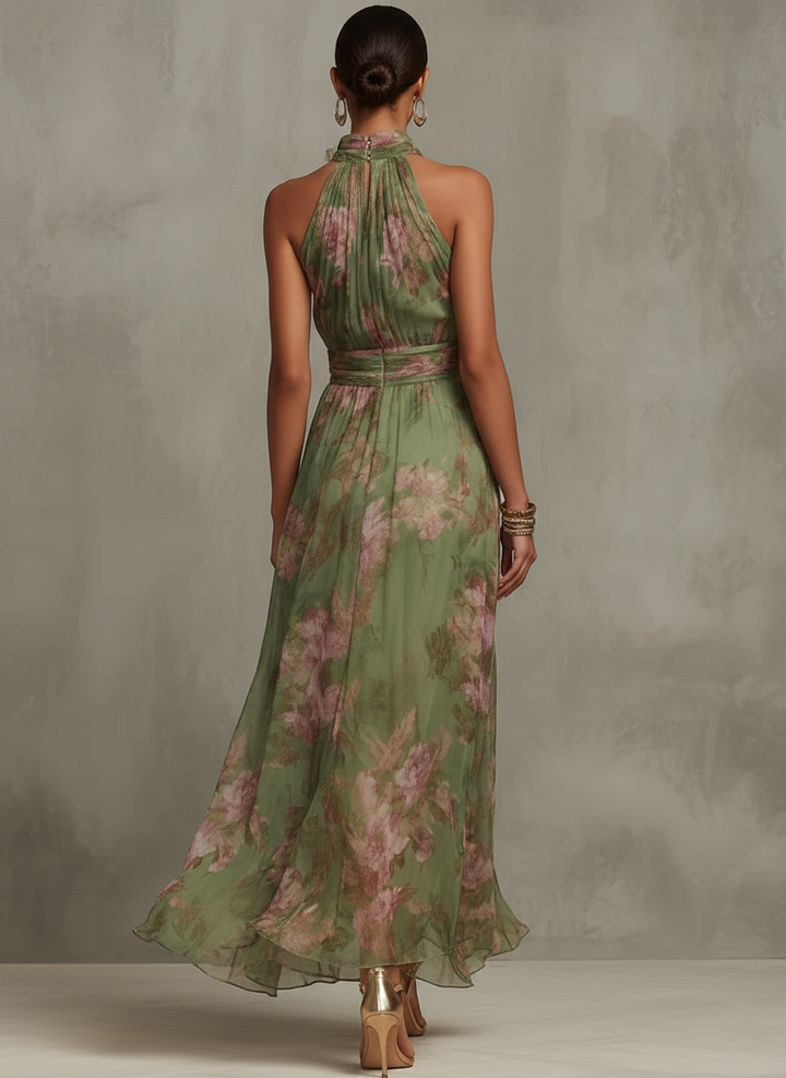 Charlotte – Floral Halter Dress
