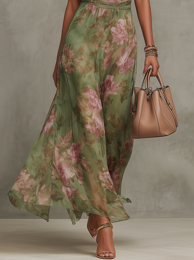 Charlotte – Floral Halter Dress