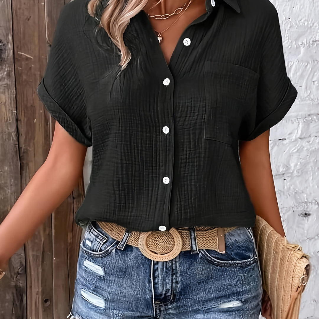 Angela – Women's Collared Casual Shirt