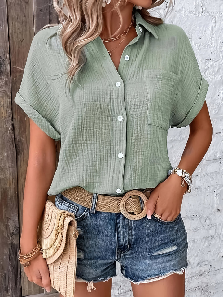 Angela – Women's Collared Casual Shirt
