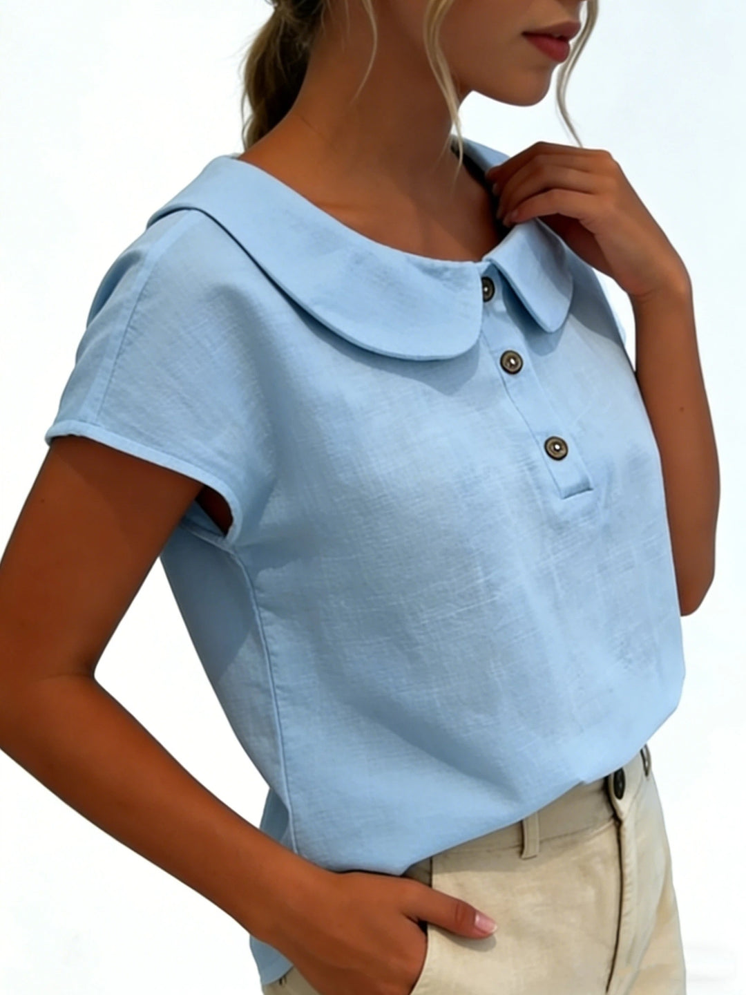 Christine – Lightweight Linen Summer Shirt