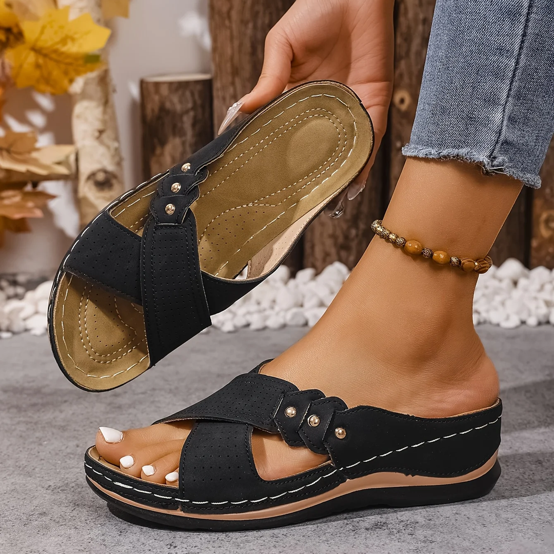 Michelle – Orthopedic Wedge Sandals