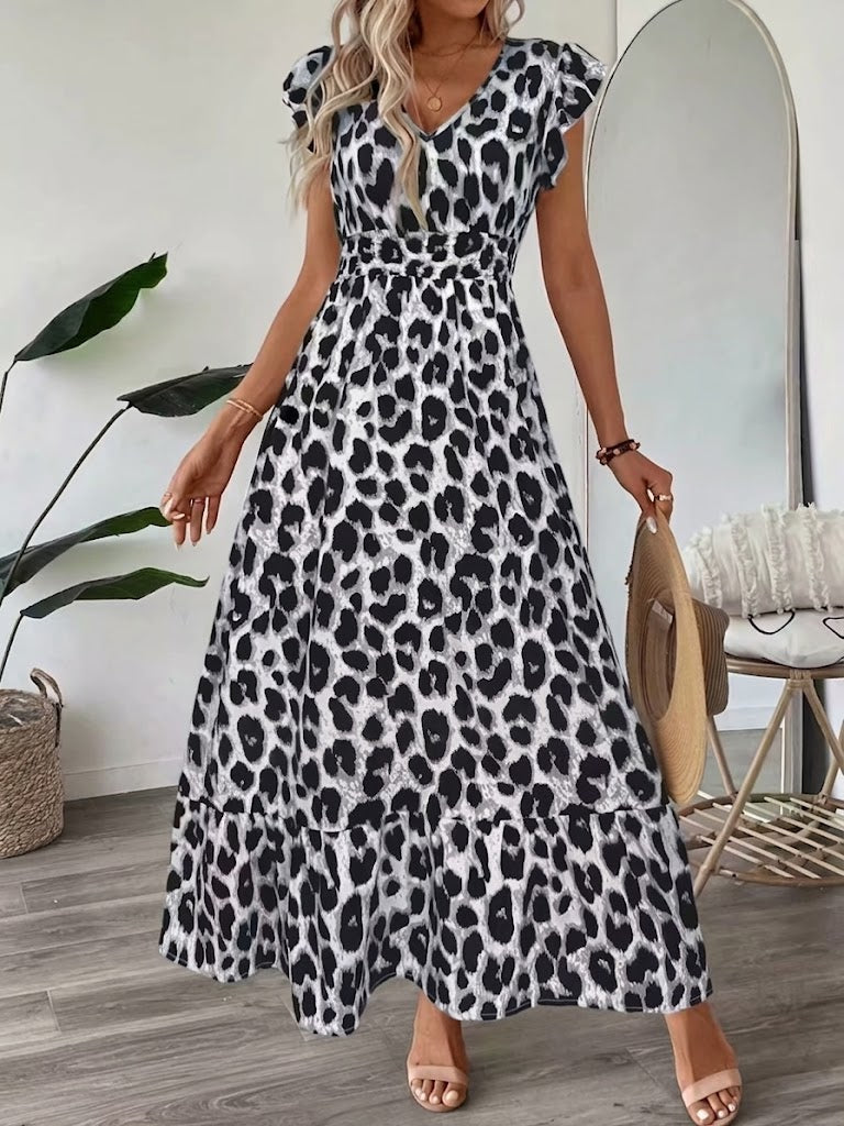 Cynthia – Baroque Maxi Dress