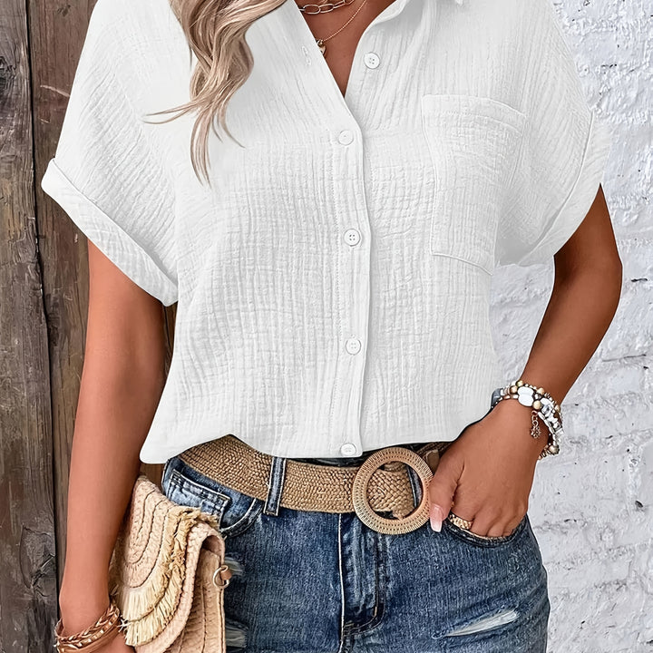 Angela – Women's Collared Casual Shirt