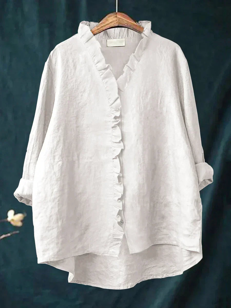 Cheryl – Lightweight Ruffled Blouse