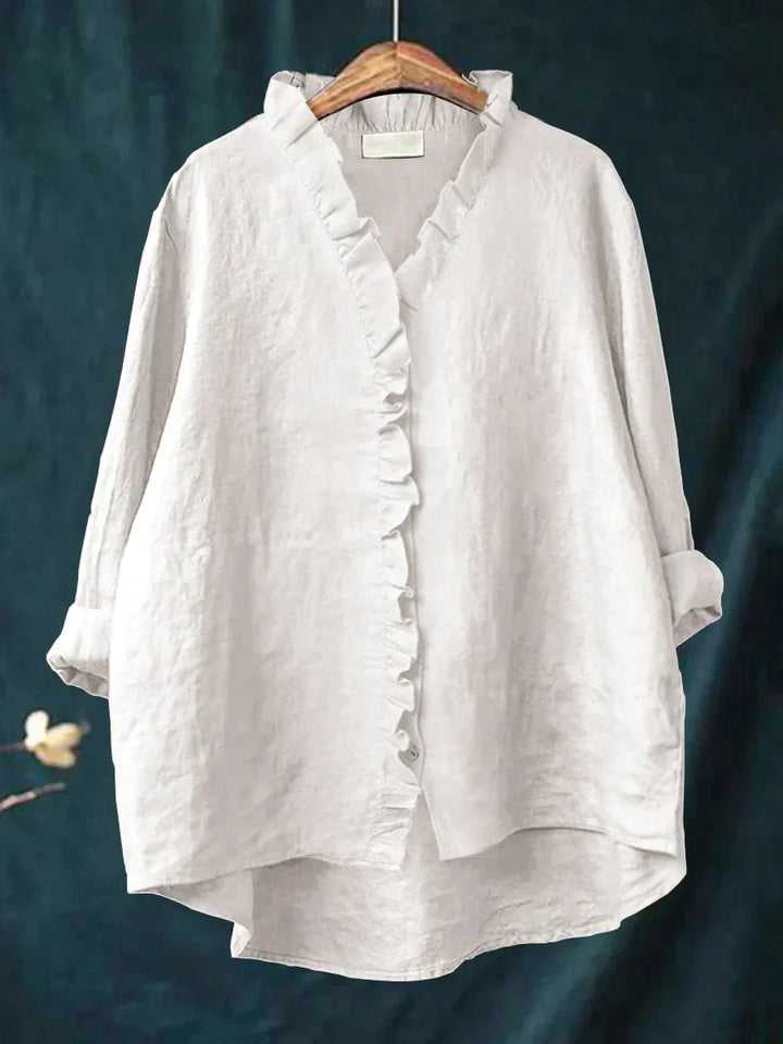 Cheryl – Lightweight Ruffled Blouse
