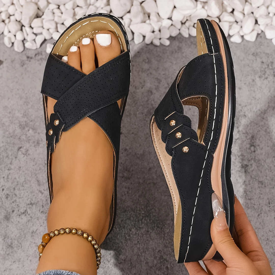 Michelle – Orthopedic Wedge Sandals