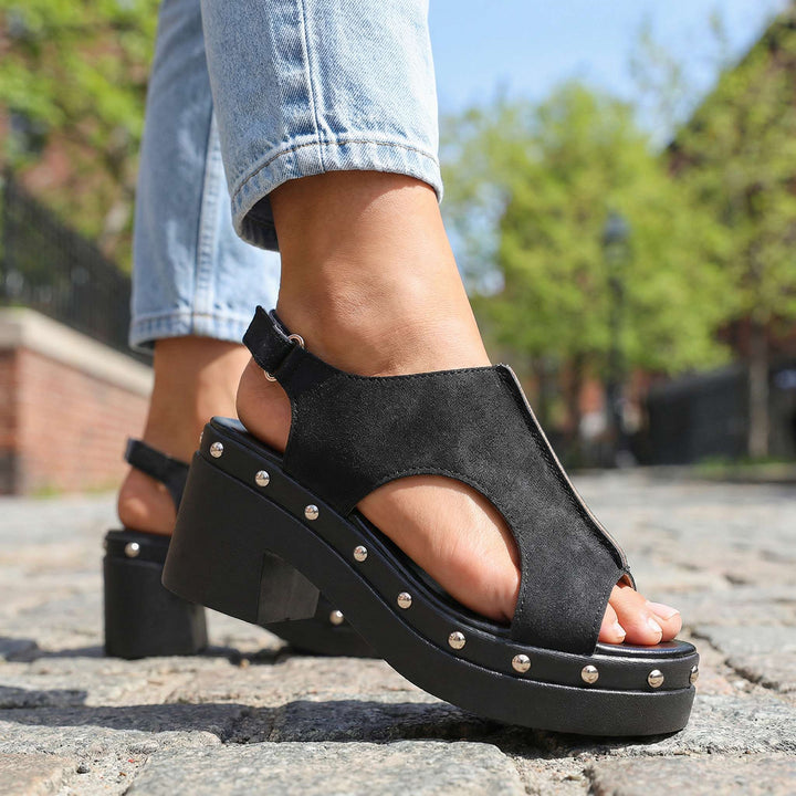 Angela – Studded Comfort Slides