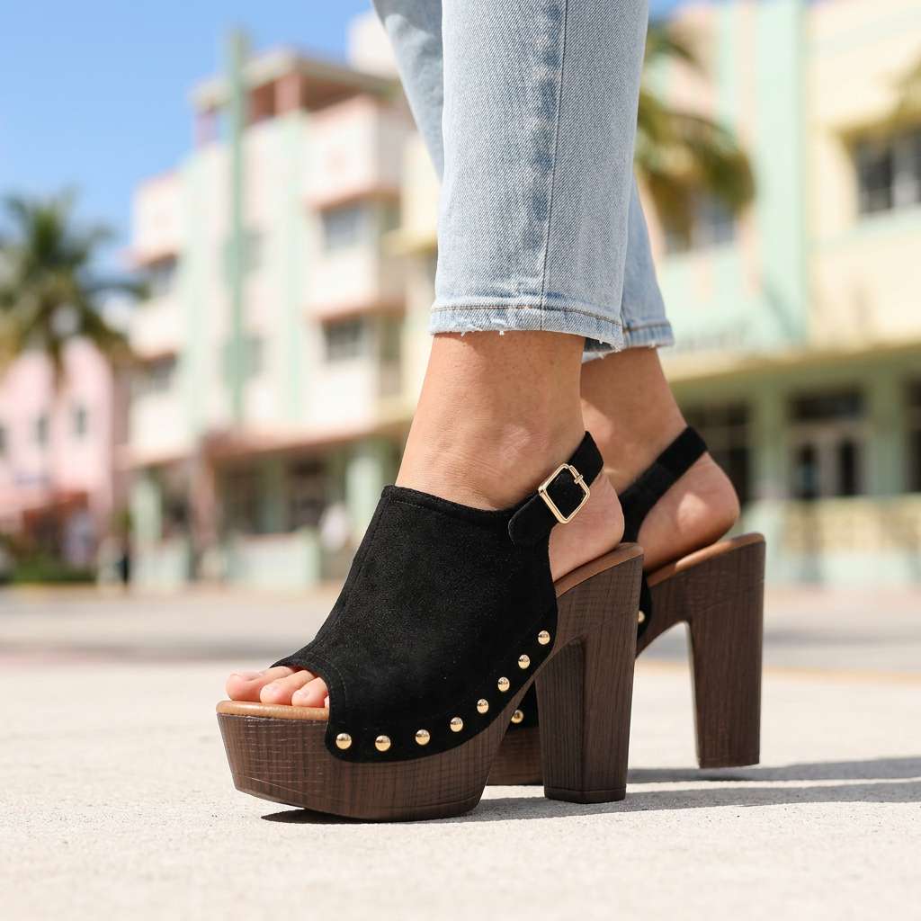Ashley – Open Toe Heels