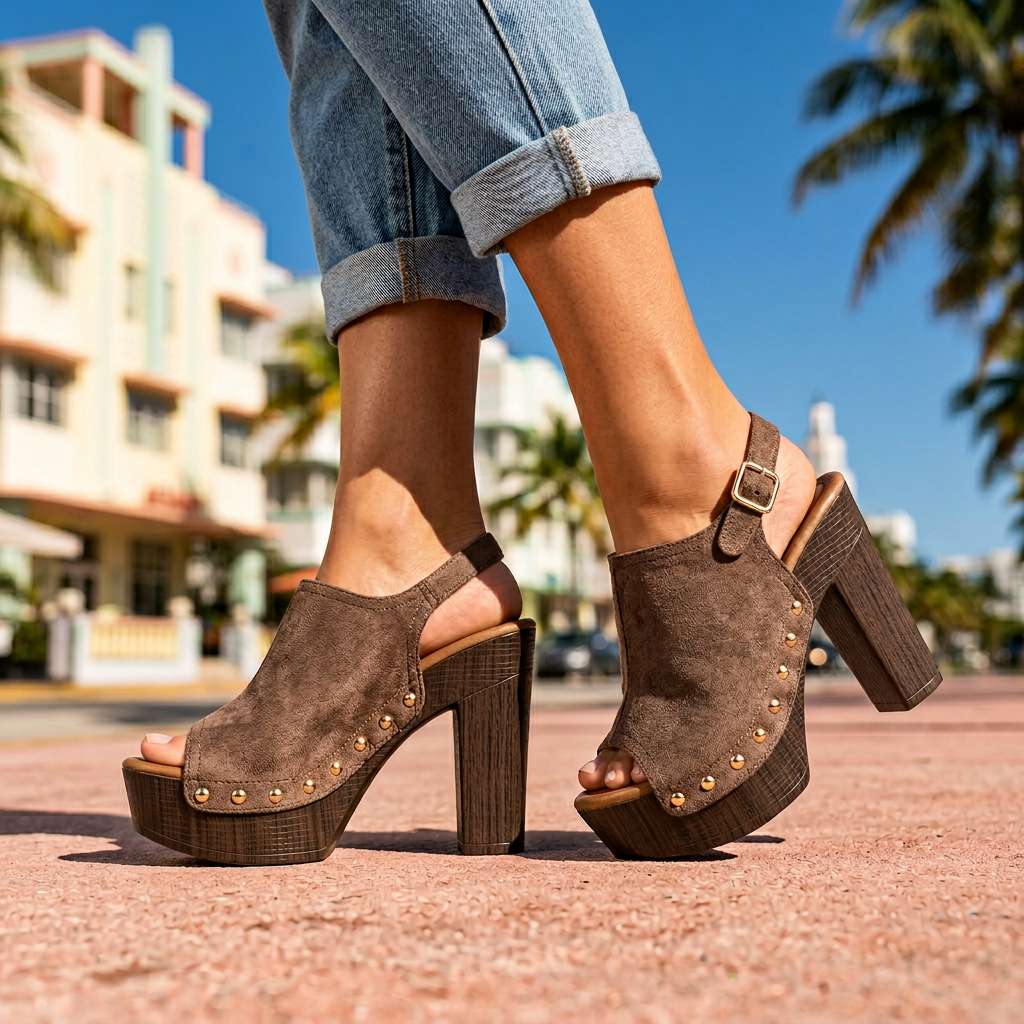 Ashley – Open Toe Heels