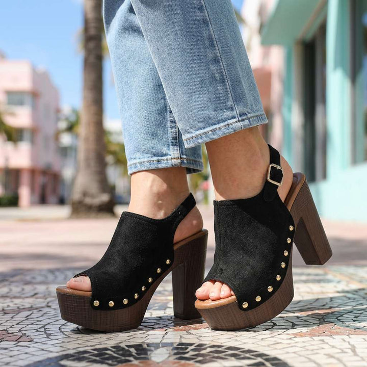 Ashley – Open Toe Heels