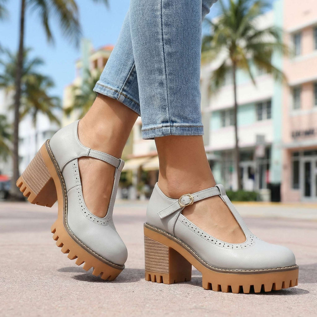 Donna – T-Strap Mary Jane Heels