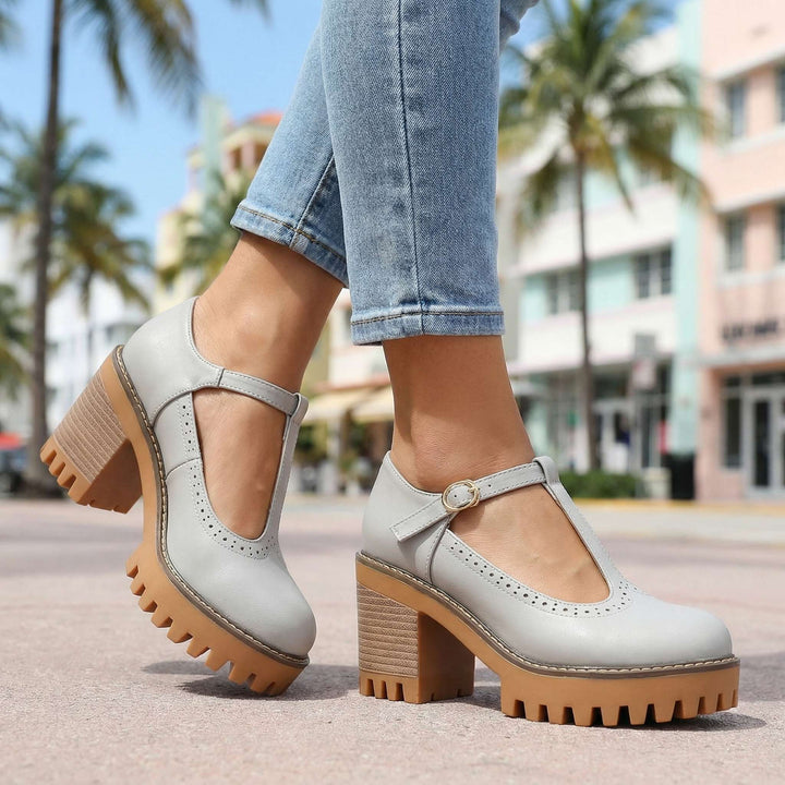 Donna – T-Strap Mary Jane Heels